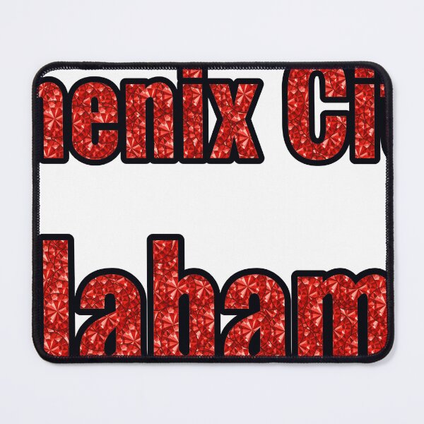 Item preview, Phenix City Alabama City Name With Red Rhinestone designed and sold by TheIconSmith.
