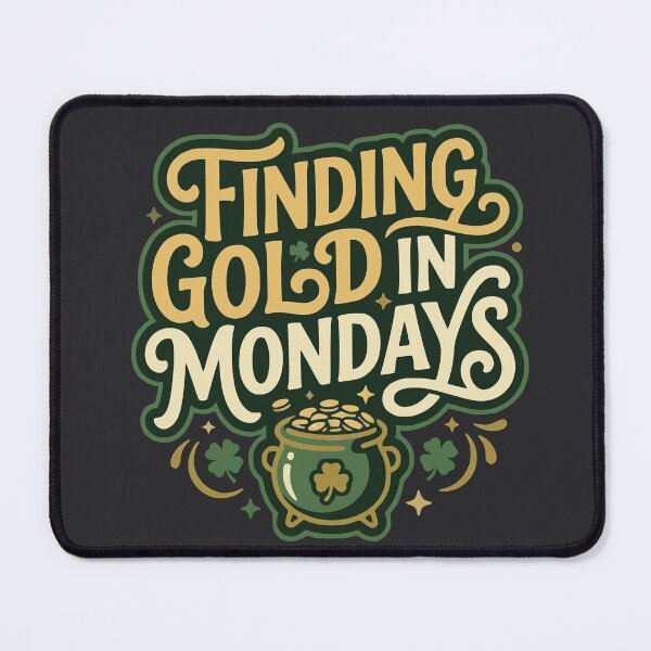 Item preview, Finding Gold in Mondays Lucky Motivation Pot of Gold designed and sold by Moss and Moon Studio.