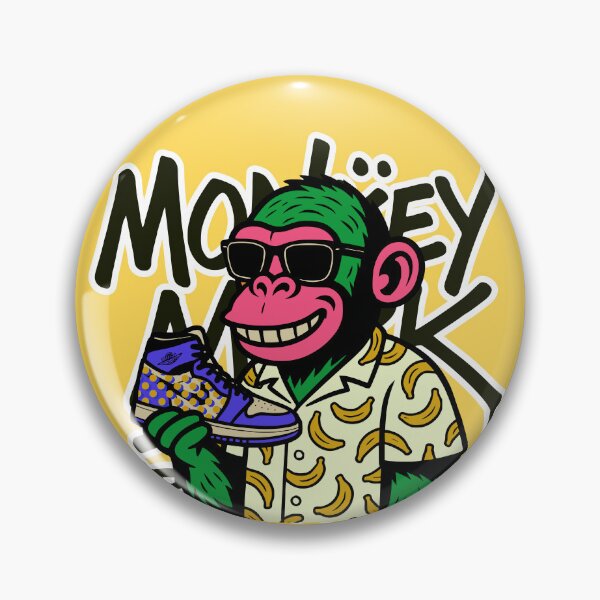 Item preview, MONKEY MARK – Sneaker Ape Mosaic Style designed and sold by DixTartare.
