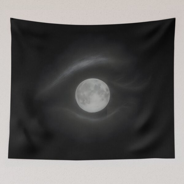 Item preview, Mystical Moon in Eye-Shaped Clouds designed and sold by PandaTShirtShop.