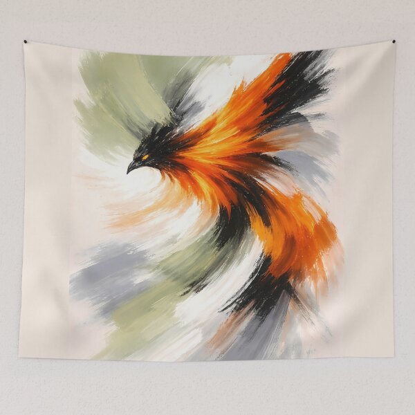 Item preview, Dynamic Firebird Abstract designed and sold by cuprum.