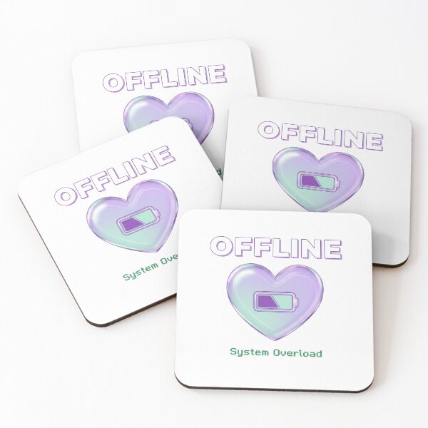 Item preview, Y2K Aesthetic Offline Chrome Heart System Error designed and sold by The Modern Den.