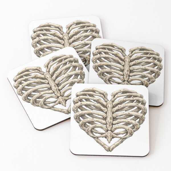 Item preview, Bone Heart designed and sold by 4 Fingers Ink.