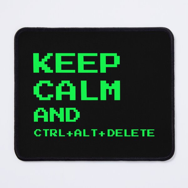 Item preview, Keep Calm and Ctrl Alt Del - Funny IT Support Tech Humor designed and sold by vividlukas.