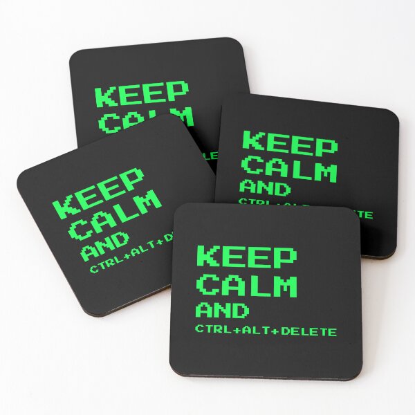 Item preview, Keep Calm and Ctrl Alt Del - Funny IT Support Tech Humor designed and sold by vividlukas.