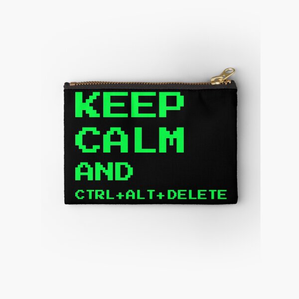 Item preview, Keep Calm and Ctrl Alt Del - Funny IT Support Tech Humor designed and sold by vividlukas.
