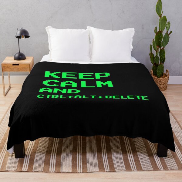 Item preview, Keep Calm and Ctrl Alt Del - Funny IT Support Tech Humor designed and sold by vividlukas.