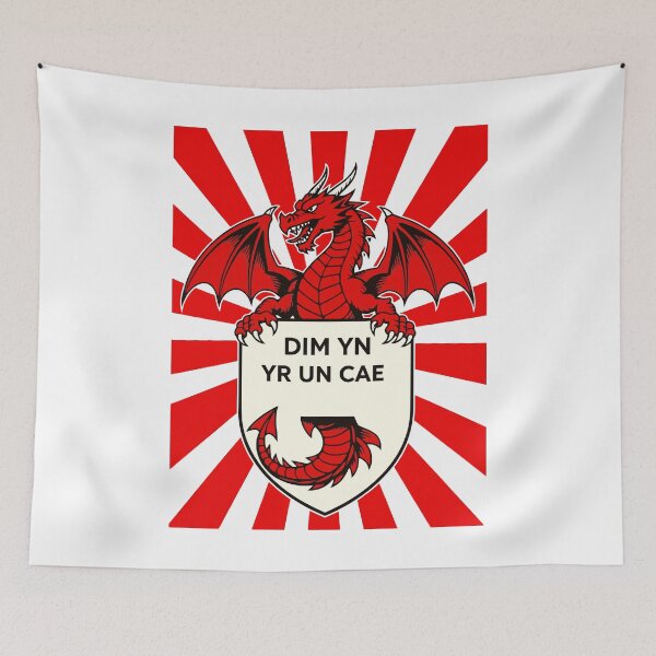 Item preview, Not In The Same League Welsh Dragon Motif designed and sold by taiche.