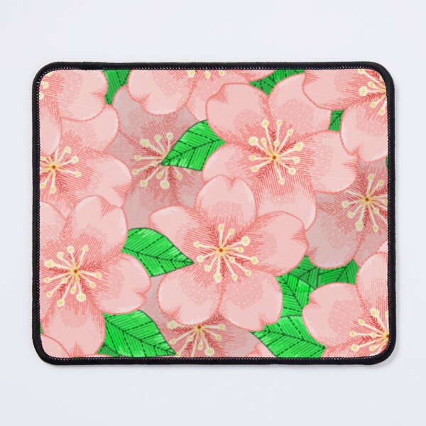 Item preview, cherry blossom embroidery-like art designed and sold by UniartCutesy.