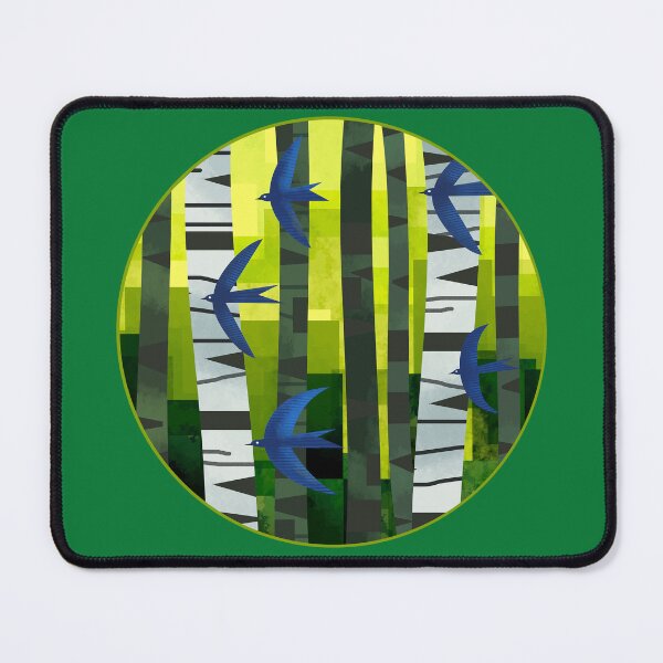 Item preview, Swallows Among Birch Trees designed and sold by Andrew Hitchen.