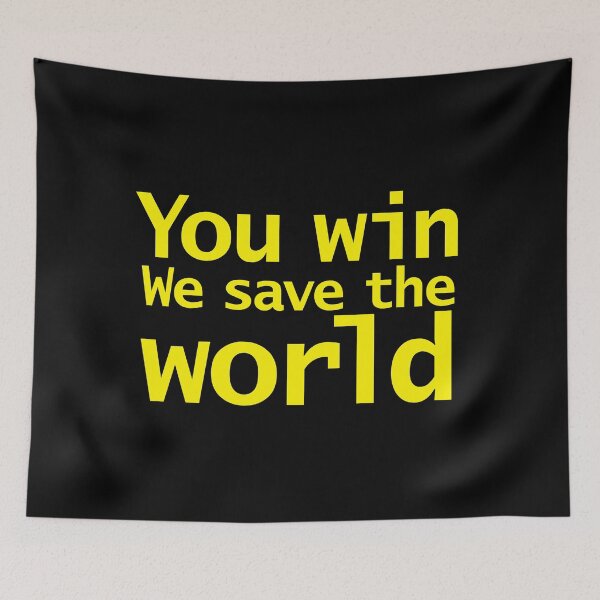 Item preview, Pluribus TV Show You Win We Save The World designed and sold by ellenhenry.