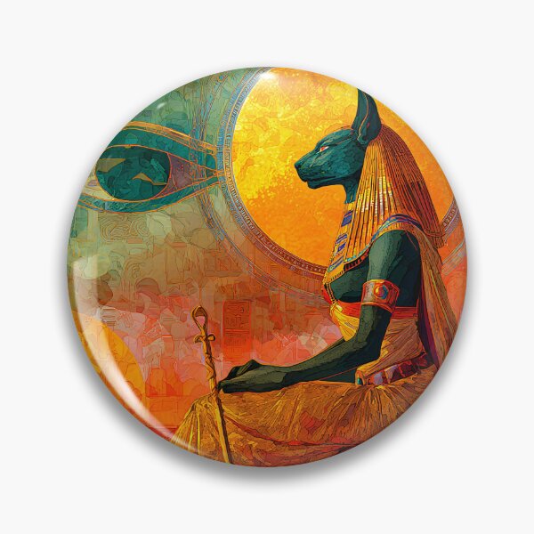 Aperçu de l'œuvre Sekhmet, Dame d'Ankhtawy | Art de la déesse solaire égyptienne créée et vendue par Stoneflower-Art.