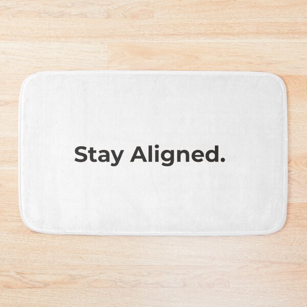 Item preview, Stay Aligned. Minimalist Conscious Living Quote Shirt designed and sold by Lumawear .
