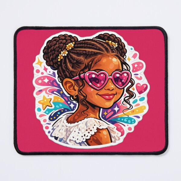 Item preview, Girl ith heart Glasses designed and sold by ArtDecorPixell.