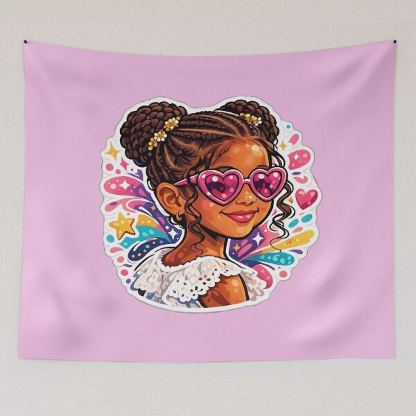 Item preview, Girl ith heart Glasses  designed and sold by ArtDecorPixell.