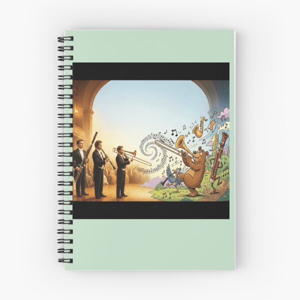 Item preview, Animals from cartoons jamming with classical musicians designed and sold by AllanMuniz.