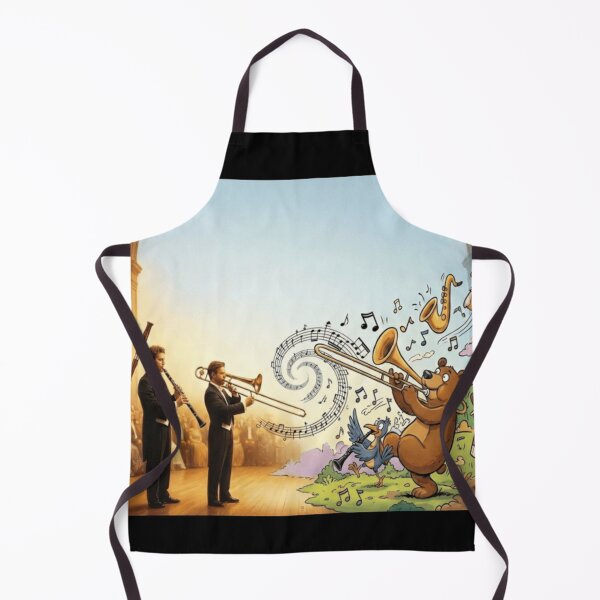 Item preview, Animals from cartoons jamming with classical musicians designed and sold by AllanMuniz.