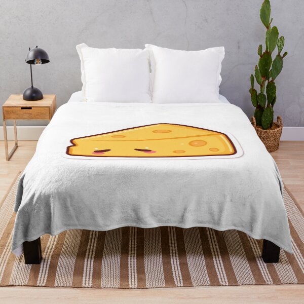 Item preview, Cute Sleeping Cheese Sticker Lazy Kawaii Snack designed and sold by ICONWALA.