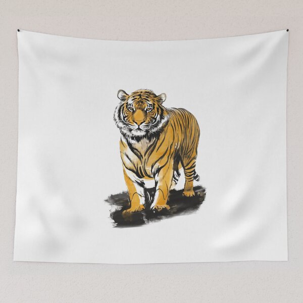 Item preview, Majestic Tiger in Shadow designed and sold by The Gilded Canvas.
