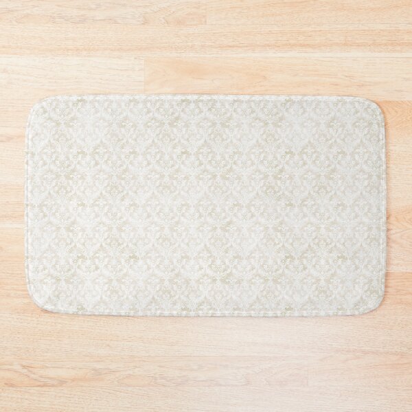 Artikelvorschau, Off-White Damast Shabby Chic Coquette Muster entworfen und verkauft von LouieVanille.