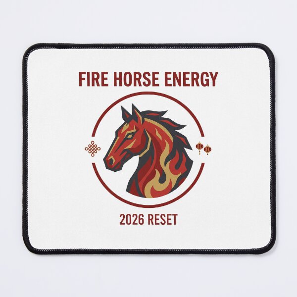 Item preview, Fire Horse Energy 2026 Lunar New Year Motivation Shirt designed and sold by IM Hunter.