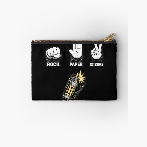 Item preview, Rock Paper Scissors Flashbang – Gamer Humor FPS Meme Design designed and sold by OlizaPrint.
