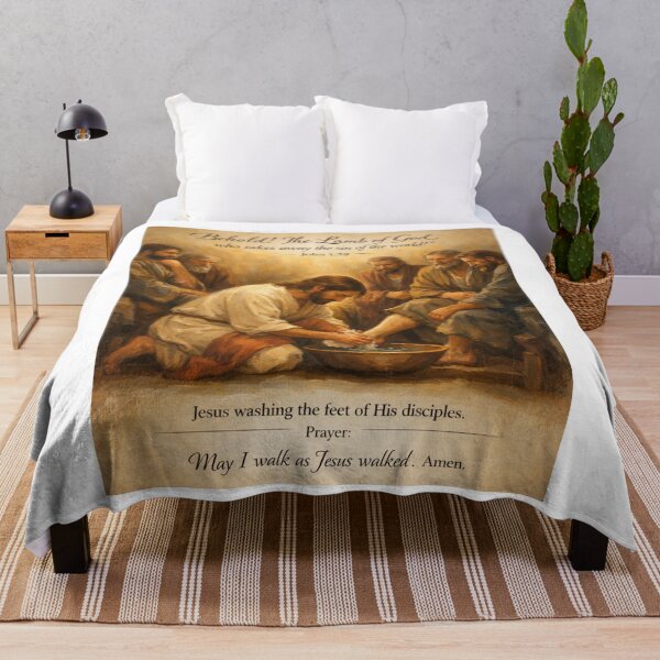 Item preview, Behold the Lamb Foot Washing designed and sold by Prayful.