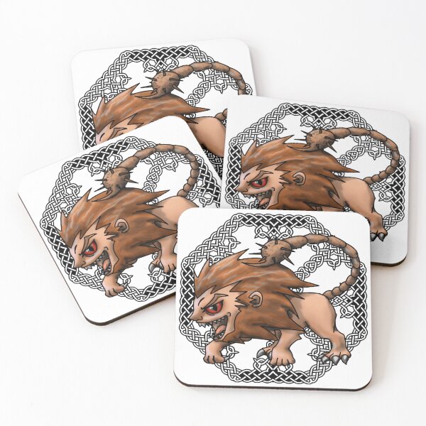 Item preview, Chibi Manticore Mythical Creature Celtic Knot Design designed and sold by VitalusDesignArtV.