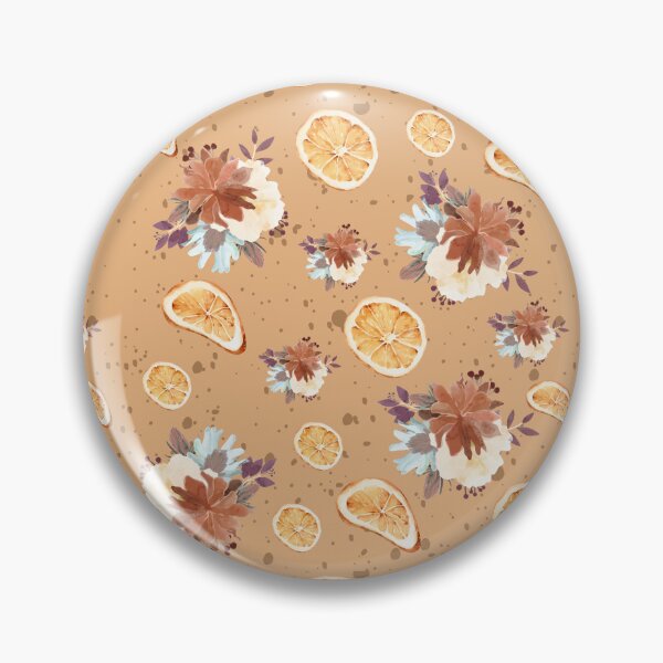 Item preview, Summer Floral Orange Pattern designed and sold by ApricityPhrases.