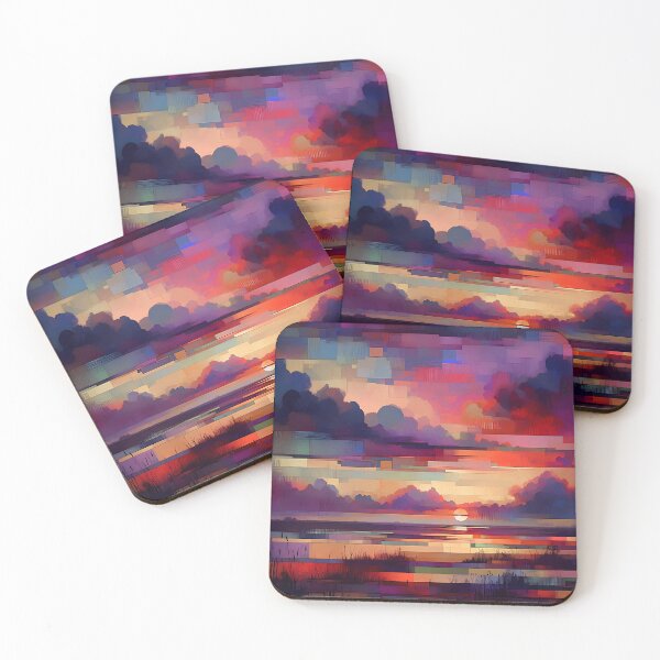 Item preview, Dawn Across the Stillwater Plains | Everglades Sunrise Wall Art designed and sold by Stoneflower-Art.