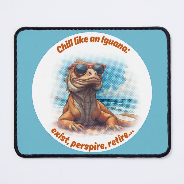 Item preview, Iguana Lovers Chill designed and sold by Reniferka Artifacts.