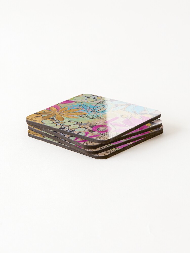 Thumbnail 4 of 5, Coasters (Set of 4), Springtime designed and sold by Design-Arte.
