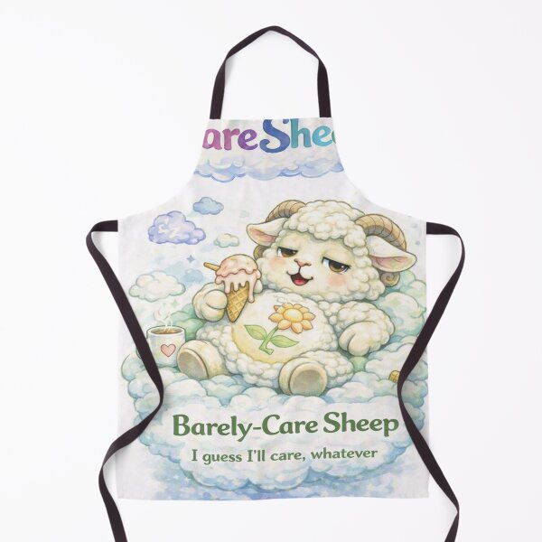 Item preview, Barely-Care Sheep | CareSheep Parody (Sheepism) designed and sold by Thpoar.