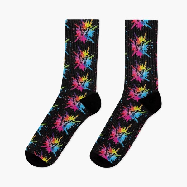 Item preview, Black butterfly and explosion of colors designed and sold by Lagueny.