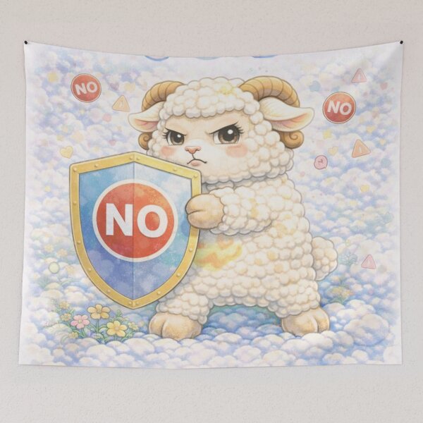 Item preview, Boundary-Baa Sheep | CareSheep Parody (Sheepism) designed and sold by Thpoar.