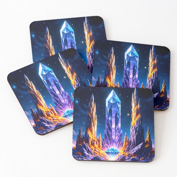 Item preview, Crystal Landscape, Ai Generated Art  designed and sold by ACC .