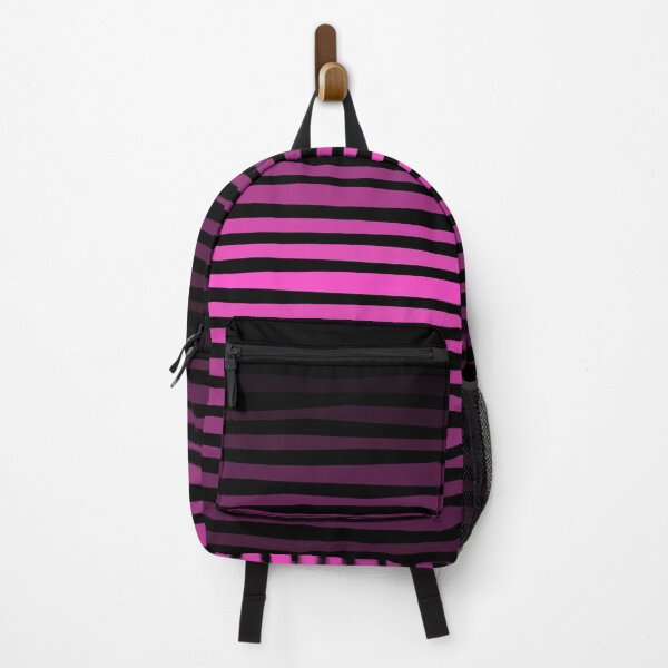 Item preview, Black and Hot Pink Zebra Stripe Pattern – Dark Feminine Y2K Aesthetic designed and sold by dfly-creations.