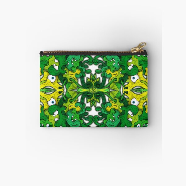 Item preview, Color Tiles #21C - Greenish froggy mandala designed and sold by liquid-print.