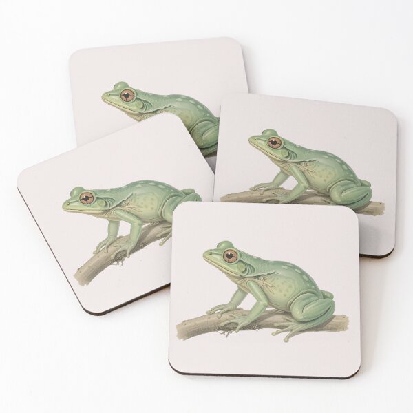 Item preview, Hyalinobatrachium fleischmanni Glass Frog Illustration – Transparent Rainforest Amphibian Art designed and sold by BloomStudio1.