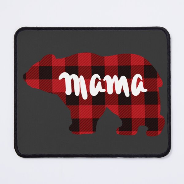 Item preview, Mama Bear, Country classic Red and Black buffalo plaid pattern designed and sold by hollycooper.
