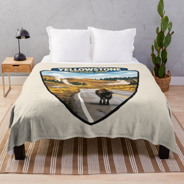 Item preview, Yellowstone National Park Retro, Old Faithful, Yellowstone River Wyoming designed and sold by Gideon Emmerich.