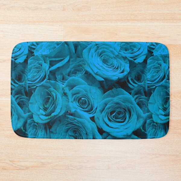 Item preview, Romantic Blue teal Roses, blue green floral photo  designed and sold by hollycooper.