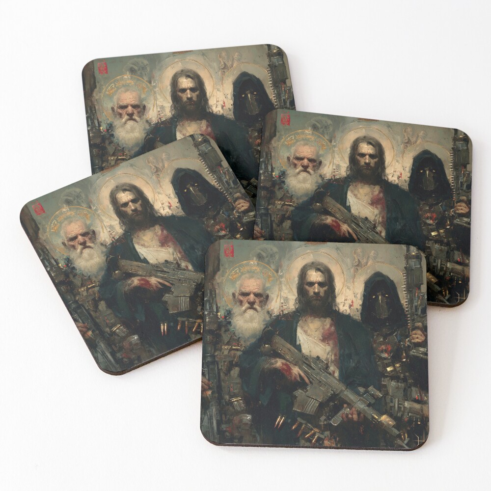 Item preview, Coasters (Set of 4) designed and sold by hellimagery.