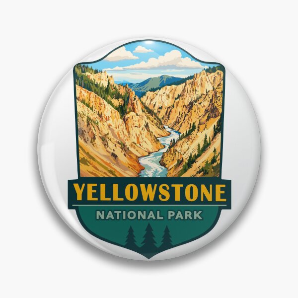 Item preview, Yellowstone National Park Retro Geyser Wildlife, Wyoming US designed and sold by Gideon Emmerich.