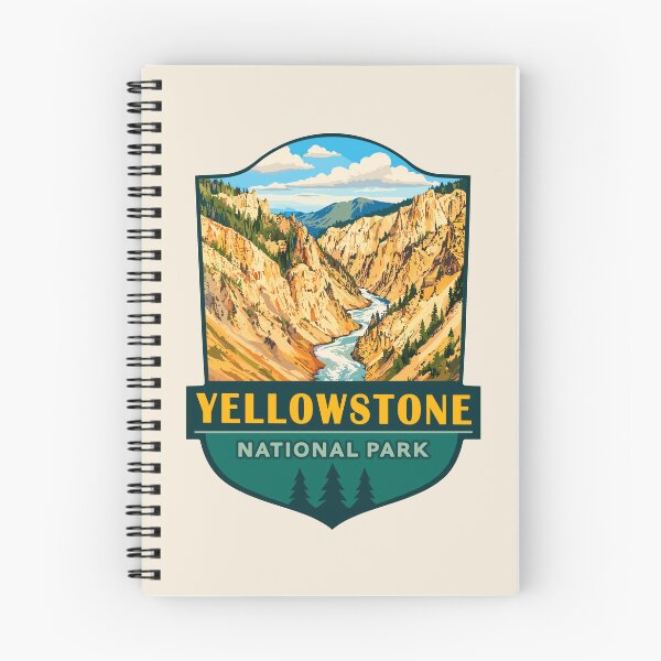 Item preview, Yellowstone National Park Retro Geyser Wildlife, Wyoming US designed and sold by Gideon Emmerich.