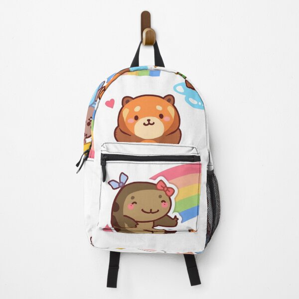 Item preview, Mega Cute Animals Collage – Kawaii Axolotl Capybara Sticker designed and sold by Ashley critters.