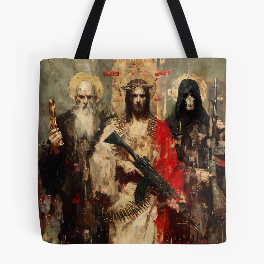 Item preview, All Over Print Tote Bag designed and sold by hellimagery.