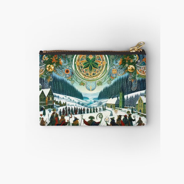 Item preview, The Green Man’s Winter Solstice | Folklore Wheel of the Year Art designed and sold by Stoneflower-Art.