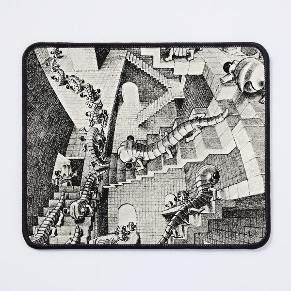 Item preview, M.C. Escher House of Stairs, Surreal Optical Illusion designed and sold by Artistic Gift Print.