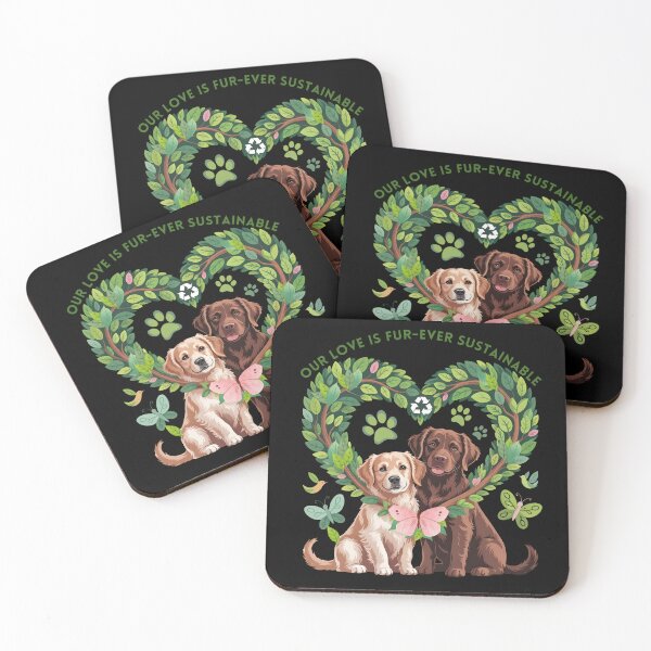Item preview, Our Love is Fur-ever Sustainable - Eco Friendly Dogs designed and sold by aga4kids.